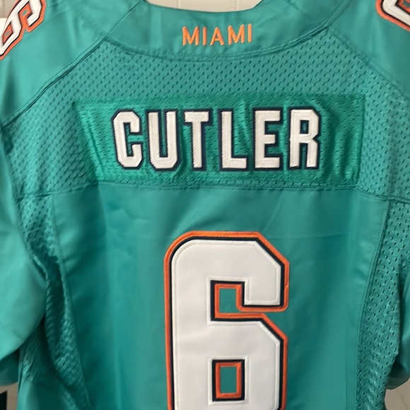 Nike NFL Jersey- Miami Dolphins -Cutler #6-Size 48 EUC,New W/Tags.Durable fabric - Picture 4 of 10